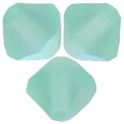 5mm Preciosa Bicone Beads - Rondelle Bead - Caribbean Sea AB Matt x12