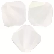 5mm Preciosa Bicone Beads - Rondelle Bead - Crystal AB Matt x12