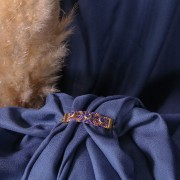 PureCrystal stick-on rhinestones 4mm Sapphire x36