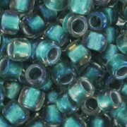 Toho Seed beads Takumi LH 11/0 TAK11R-264 - Rainbow Crystal Teal Lined|raw }}
