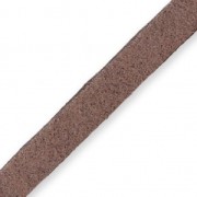 Ultra Suede lace 6x1.3mm light brown x 2m