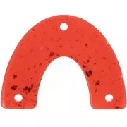 30x39.5mm Acrylic bridge spacer - Granite brick x1