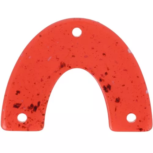 30x39.5mm Acrylic bridge spacer - Granite brick x1
