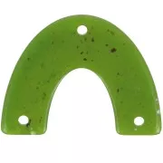 30x39.5mm Acrylic bridge spacer - Olive granite x1