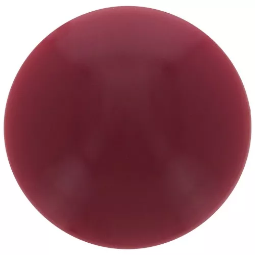 14mm Round opaque acrylic cabochon - Burgundy x1