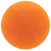 14mm Round opaque acrylic cabochon - Amber x1|raw }}