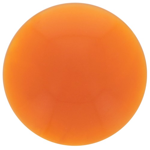 14mm Round opaque acrylic cabochon - Amber x1