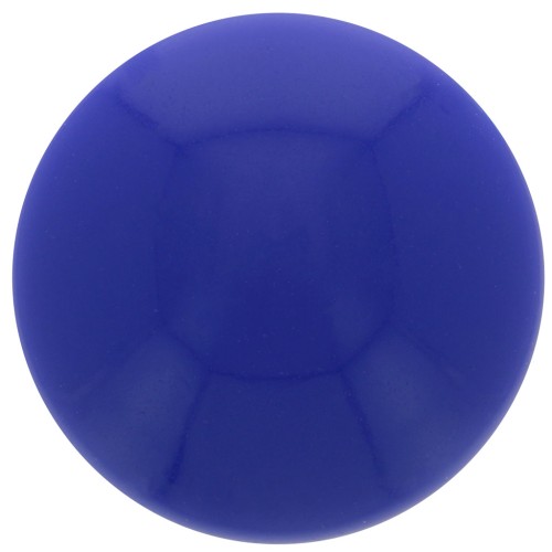 14mm Round opaque acrylic cabochon - Lapis Blue x1