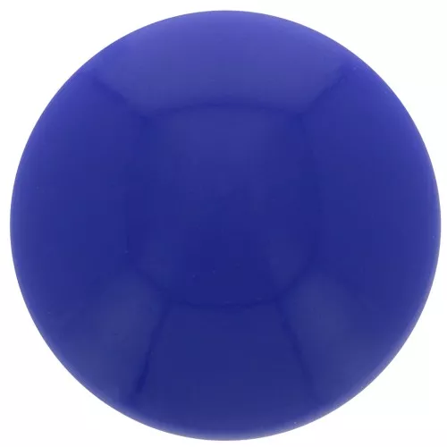 14mm Round opaque acrylic cabochon - Lapis Blue x1