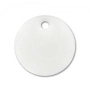 Round epoxy enamelled sequins 12mm White x8|raw }}