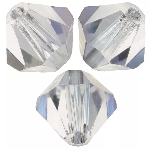 5mm Preciosa bicones - Rondelle Bead - Crystal Valentinite x12