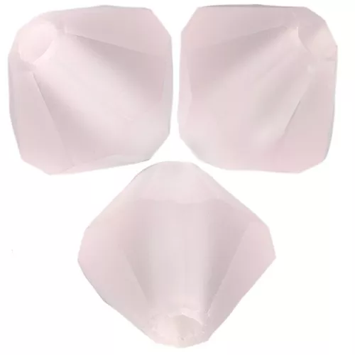 5mm Preciosa Bicones - Rondelle Bead - Light Rose Matt x12