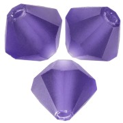 5mm Preciosa Bicones - Rondelle Bead - Deep Tanzanite Matt x12|raw }}