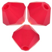 5mm Preciosa Bicones - Rondelle Bead - Light Siam Matt x12|raw }}