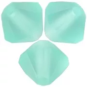 5mm Preciosa Bicones - Rondelle Bead - Caribbean Sea Matt x12