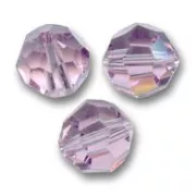 Round bead PureCrystal 5000 8 mm - Light Amethyst x1