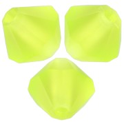 5mm Preciosa Bicones - Rondelle Bead - Limecicle Matt x12|raw }}