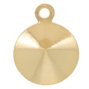 8mm Stick-on setting PureCrystal 1122 - Gold x1|raw }}