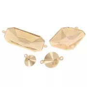 8mm Stick-on setting PureCrystal 1122 - Gold x1