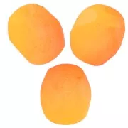 4mm Fire polished beads - Orange Yellow Neon Mat x50