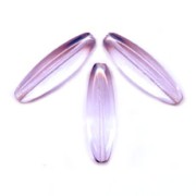 4-sided olives 26x8mm Violine x5