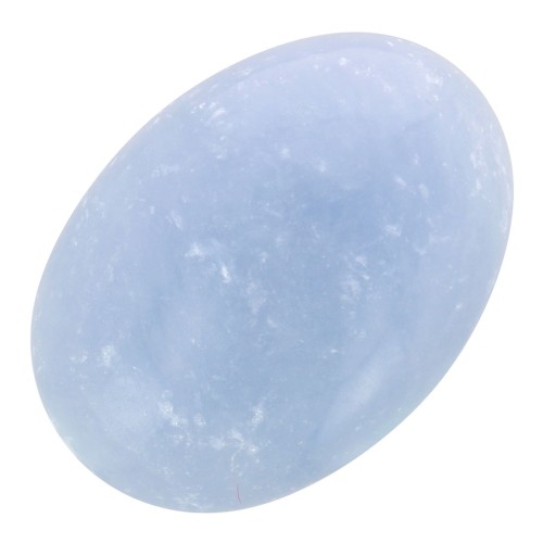 14x10mm oval gemstone cabochon - Anhydrite - Angelite x1