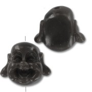 Buddha's head 18mm Black x1