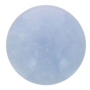 8mm round gemstone cabochon - Anhydrite - Angelite x1