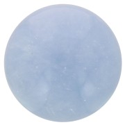 12mm round gemstone cabochon - Anhydrite - Angelite x1