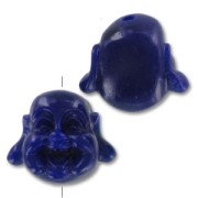 Buddha's head 18mm Blue x1|raw }}