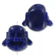 Buddha's head 18mm Blue x1