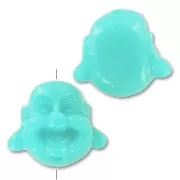 Buddha's head 18mm Aqua x1