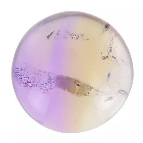 10mm round gemstone cabochon - Amétrine x1