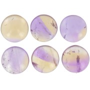 12mm round gemstone cabochon - Ametrine x1