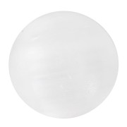 10mm round gemstone cabochon - Selenite x1