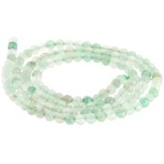 Round faceted beads 3 mm gemstone - Aventurine x39cm|raw }}