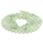 Round faceted beads 4 mm gemstone - Aventurine x38cm|raw }}