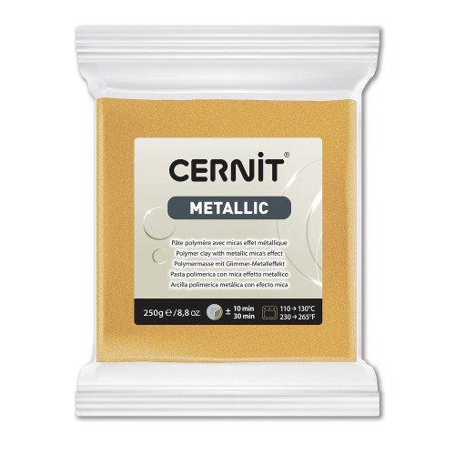 Cernit Metallic Clay - Gold 250gr (n°050) x1