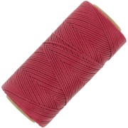 Linhasita Waxed Flat Yarn Spool for Macramé, 1.4 mm - Dark Red (44) x 167 m