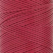 Linhasita Waxed Flat Yarn Spool for Macramé, 1.4 mm - Dark Red (44) x 167 m