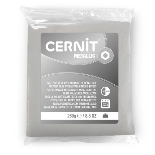 Cernit Metallic Clay - Pearl 250gr (n°085) x1