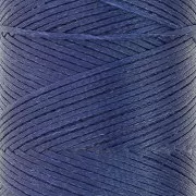 Linhasita Waxed Flat Yarn Spool for Macramé, 1.4 mm - Navy Blue (70) x 167 m