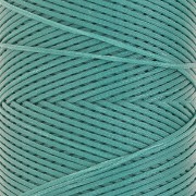 Linhasita Waxed Flat Yarn Spool for Macramé, 1.4 mm - Green Turquoise (224) x 167 m