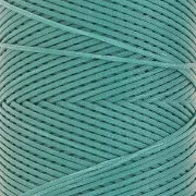 Linhasita Waxed Flat Yarn Spool for Macramé, 1.4 mm - Green Turquoise (224) x 167 m