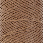 Linhasita Waxed Flat Yarn Spool for Macramé, 1.4 mm - Old Gold (604), 167 m