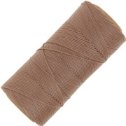 Linhasita Waxed Flat Yarn Spool for Macramé, 1.4 mm - Sand (214) x 167 m