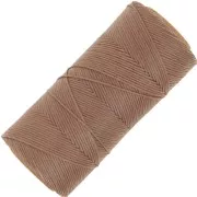 Linhasita Waxed Flat Yarn Spool for Macramé, 1.4 mm - Sand (214) x 167 m