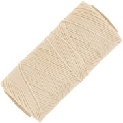 Linhasita Waxed Flat Yarn Spool for Macramé, 1.4 mm - Sand (924), 167 m
