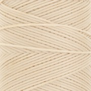 Linhasita Waxed Flat Yarn Spool for Macramé, 1.4 mm - Sand (924), 167 m