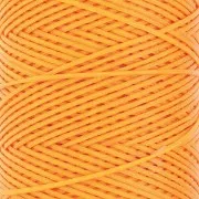 Linhasita Waxed Flat Yarn Spool for Macramé, 1.4 mm - Saffron (274) x 167 m